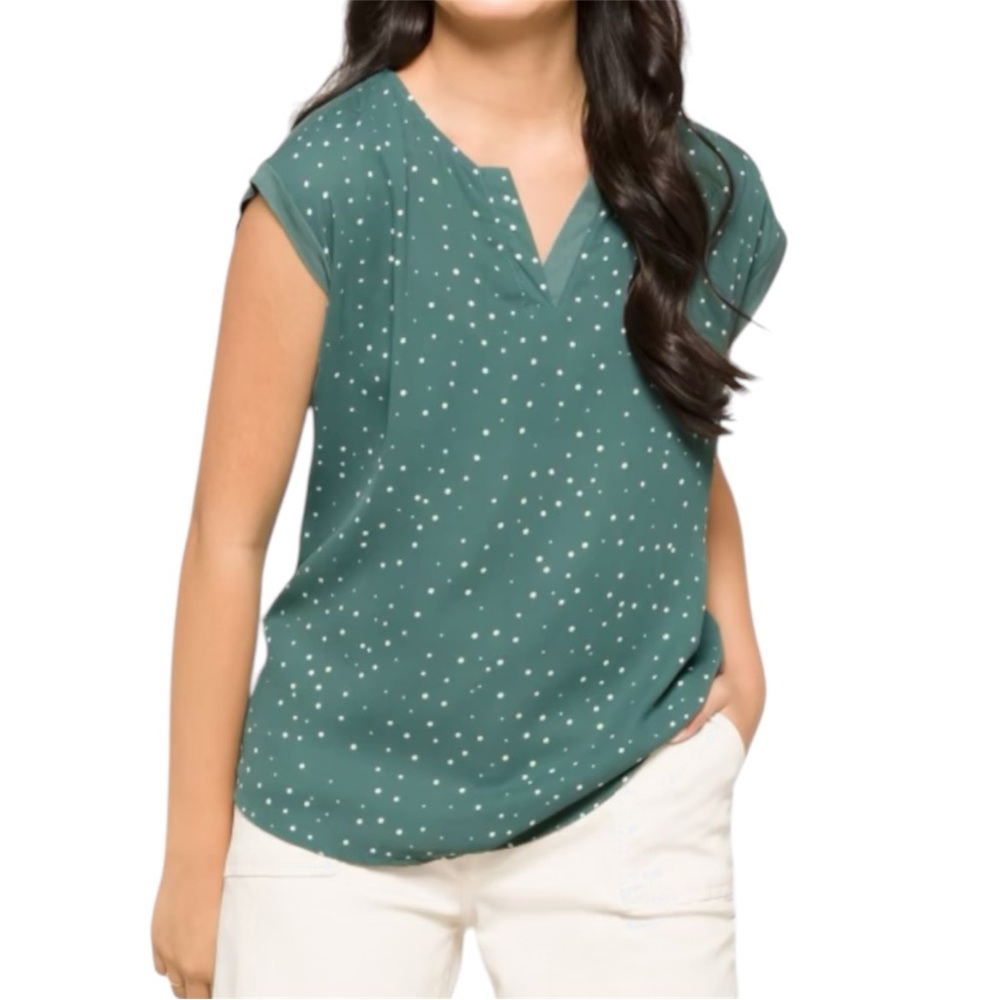 Stitch Fix Papermoon teal blouse size Small